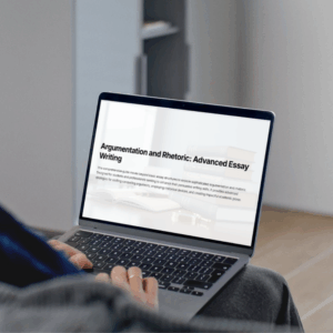 Argumentation and Rhetoric: Advanced Essay Writing