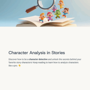 Character Analysis in Stories