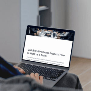 Collaborative Group Projects How to Work as a Team