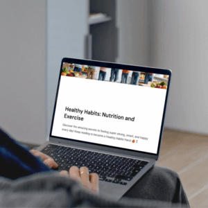 Healthy Habits Nutrition and Exercise
