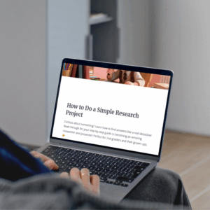 How to Do a Simple Research Project