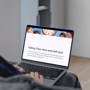 Telling Time Hour and Half Hour