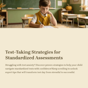 Test Taking Strategies for Standardized Assessments